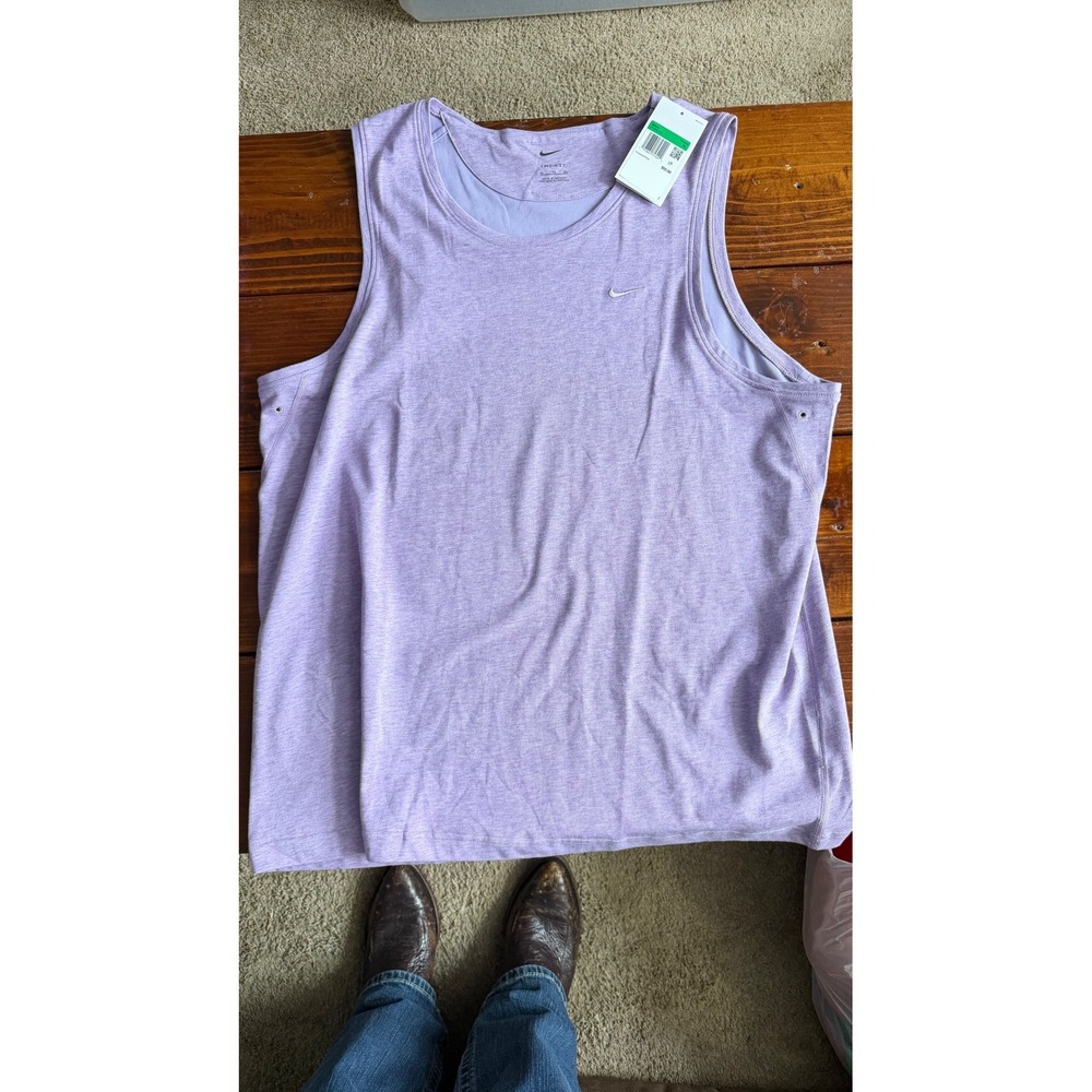 Nike Dri FIT Men's Lavender Purple Training Tank Top Small DV9833 NWT- MSRP: $55 - Picture 7 of 9